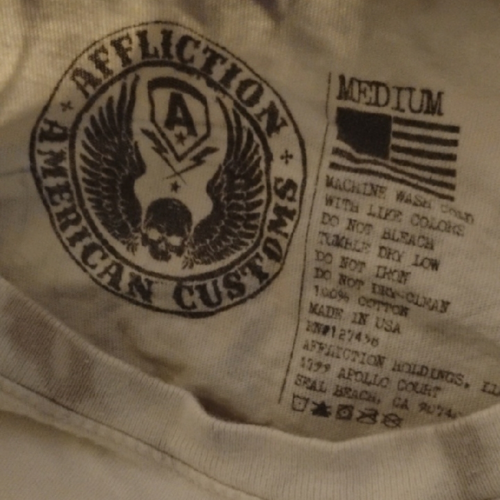Affliction Gray Graphic Tee - Picture 2 of 3